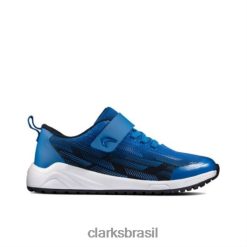 Clarks unissex aeon pace jnr f fit clarks azul marinho RJZRN4943 azul-marinho