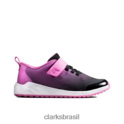 Clarks unissex aeon pace jnr f fit rosa clarks RJZRN4750 rosa