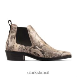 Clarks unissex alcina top clarks cobra cinza RJZRN4207 cobra cinza