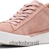 Clarks unissex artesanato copo rendas camurça sapatos vermelhos clarks RJZRN2662