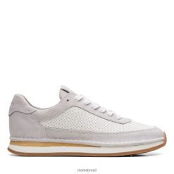 Clarks unissex artesanato run air branco combi clarks white combi RJZRN5183 combinação branca