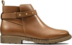Clarks unissex astrol soar juventude botas de couro tan clarks RJZRN2845