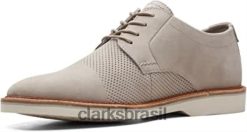 Clarks unissex atticus ltlace clarks cinza claro RJZRN397 cinza claro