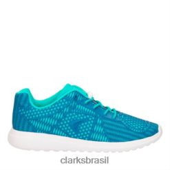 Clarks unissex azul sprint selvagem jnr-f fit clarks RJZRN4716 azul