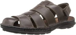 Clarks unissex balanço céu pescador sandália clarks brown RJZRN1951 marrom