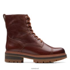 Clarks unissex boné clarks orianna couro tan britânico couro tan britânico RJZRN5290 couro britânico britânico