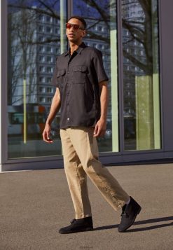 Clarks unissex bota clarks preta casual com cadarço RJZRN7121 preto