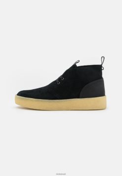 Clarks unissex Bota Desert Cup com cadarço Clarks Preto RJZRN7165 preto