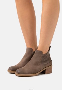 Clarks unissex botas memi zip clarks taupe RJZRN7069 cinza