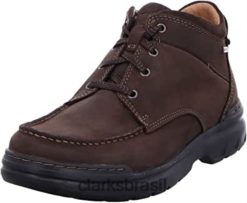 Clarks unissex botas rockie 2 hi gore-tex nobuck marrom clarks RJZRN204