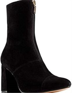 Clarks unissex botins clarks pretos laina 85 em camurça preto RJZRN1 preto