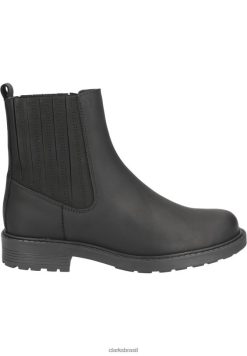 Clarks unissex botins clássicos clarks schwarz RJZRN7081 preto