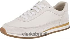 Clarks unissex branco craft run lace f clarks RJZRN1092 branco