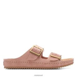 Clarks unissex brookleigh sun rose camurça clarks rose camurça RJZRN5253 camurça rosa
