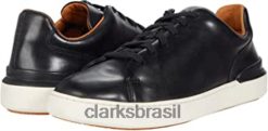 Clarks unissex calça clark lite preta RJZRN1751 couro preto