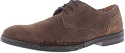 Clarks unissex Citistride Lace Clarks Camurça Marrom RJZRN157 camurça marrom