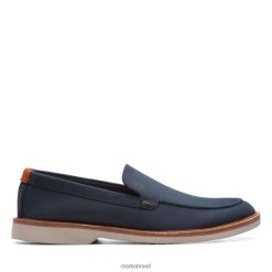 Clarks unissex clarks atticus lt edge nobuck azul marinho RJZRN5595 nobuck marinho