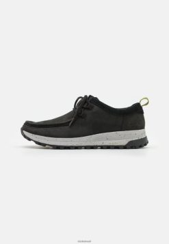 Clarks unissex Clarks Black Atl Trek Wally Casual Lace-Ups RJZRN7145 preto