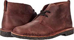 Clarks unissex Clarks Bushacre 3 Couro Borgonha RJZRN2561