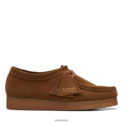 Clarks unissex clarks cola camurça wallabee RJZRN6041 camurça cola