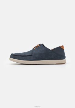 Clarks unissex Clarks com amarração bratton azul marinho RJZRN7156 marinha