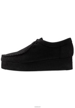 Clarks unissex Clarks com cadarços casuais wallacraft pretos RJZRN6940 preto