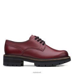 Clarks unissex Clarks couro castanho orianna derby couro castanho RJZRN5017 couro castanho