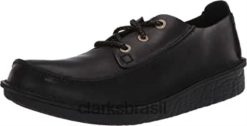 Clarks unissex clarks couro preto trek veldt RJZRN281 couro preto