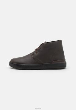 Clarks unissex Clarks Court Lite Casual Lace-Ups Marrom Escuro RJZRN7112 marrom escuro