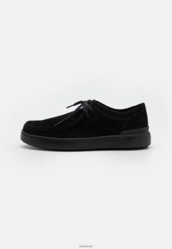 Clarks unissex Clarks Court Lite Wally Lace-Up Preto RJZRN7148 preto