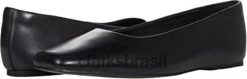 Clarks unissex Clarks de couro preto Pure Ballet 2 RJZRN147 couro preto