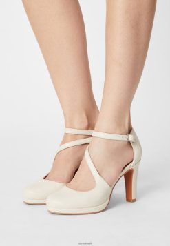 Clarks unissex clarks de salto alto branco RJZRN7037 off white