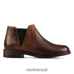 Clarks unissex Clarks Demi2 Beat Tan Combi RJZRN4202 combinação bronzeada