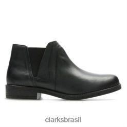 Clarks unissex clarks demi beat couro preto RJZRN4250 couro preto