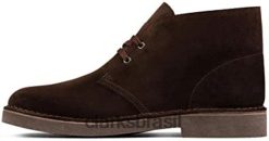 Clarks unissex Clarks Desert Boot 2 botas de camurça marrom escuro RJZRN19