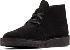 Clarks unissex clarks deserto carvão g RJZRN546 preto