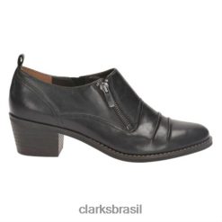 Clarks unissex clarks hamlyn marie couro preto RJZRN4074 couro preto