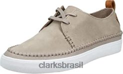 Clarks unissex clarks kessell artesanato sapatos de couro areia RJZRN2489