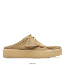 Clarks unissex Clarks Maple Suede Wallabee Cup Lo Maple Suede RJZRN6217 camurça de bordo