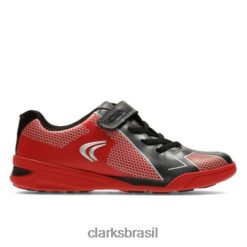 Clarks unissex clarks prêmio salto inf f fit vermelho RJZRN5010 vermelho