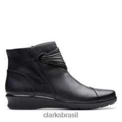 Clarks unissex Clarks pretos esperam girar RJZRN4232 preto