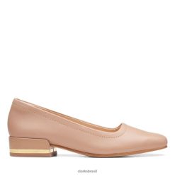 Clarks unissex Clarks Seren 30 Court Praliné Couro RJZRN5994 couro praliné