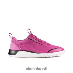 Clarks unissex clarks subúrbio spark jnr g fit rosa RJZRN4698 rosa
