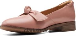 Clarks unissex clarks trish wave couro rosa RJZRN436 couro rosa