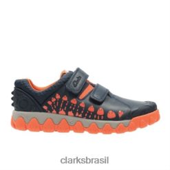 Clarks unissex clarks tyrex walk inf g fit azul marinho RJZRN4986 marinha