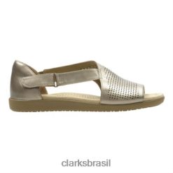 Clarks unissex Clarks varix metálico mel RJZRN4281 metálico