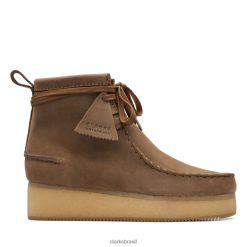 Clarks unissex Clarks Wallabee Craft marrom claro nbk marrom claro nbk RJZRN5346 marrom claro nbk