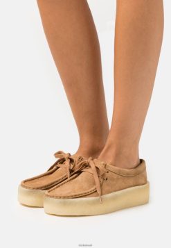 Clarks unissex clarks wallabee cup casual amarrar bronzeado RJZRN6930 bronzeado