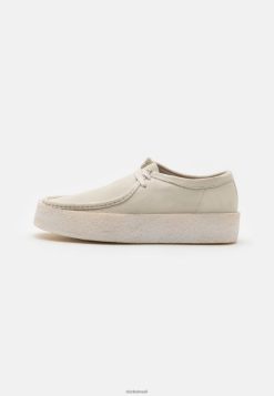 Clarks unissex Clarks Wallabee Cup Casual Lace-Ups RJZRN7136 branco