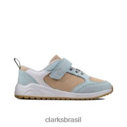 Clarks unissex combi azul claro clarks aeon flex inf f fit RJZRN5008 combinado azul claro